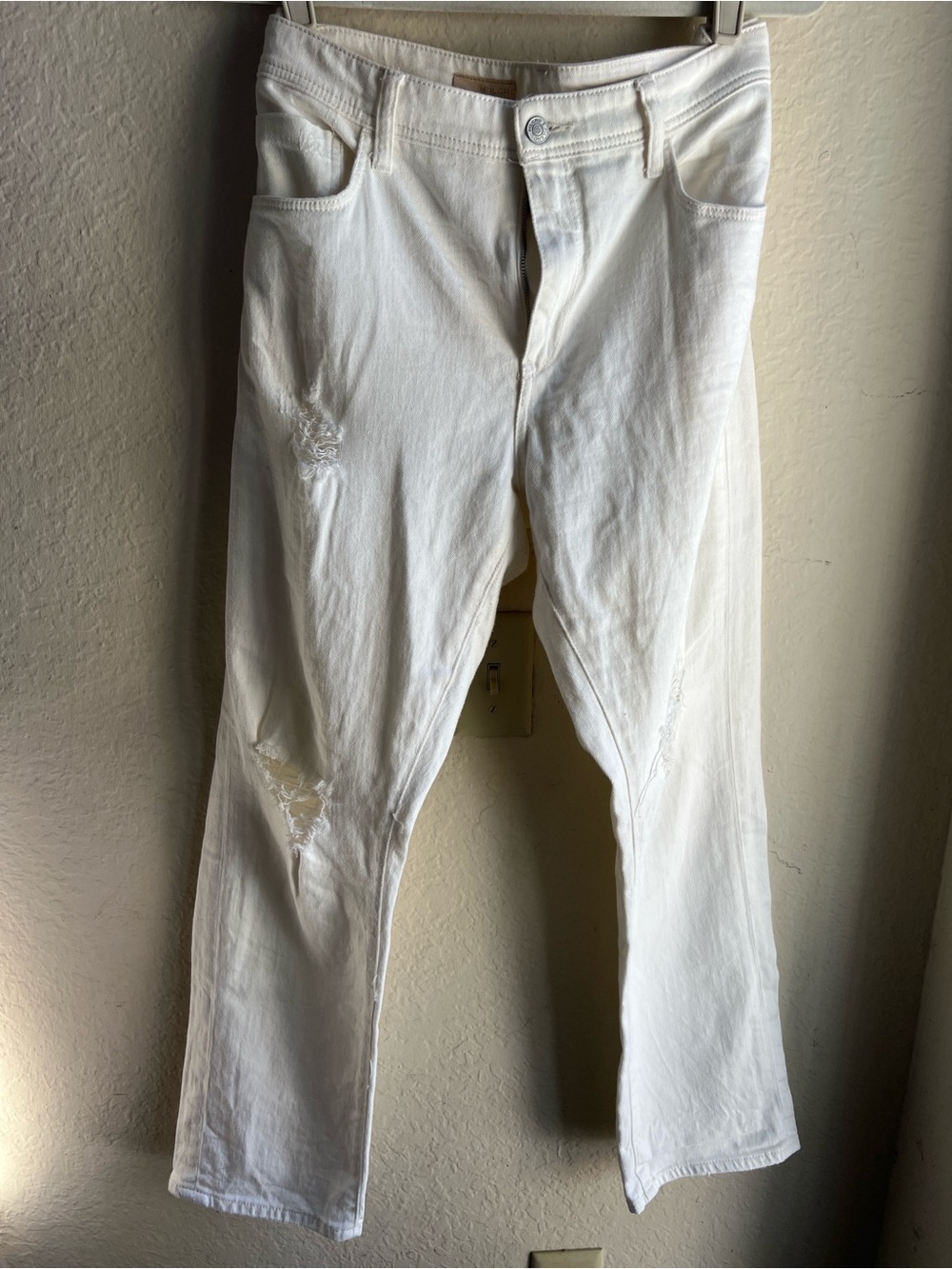 Pilcro White Straight-Leg Women's Jeans